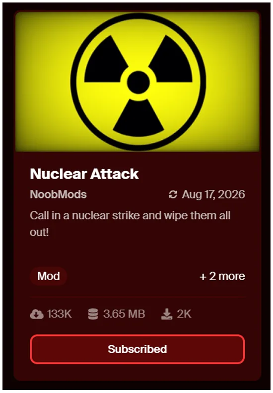 Как правильно публиковать аддоны на Mod.io — шаг 5 (скриншот гайда)