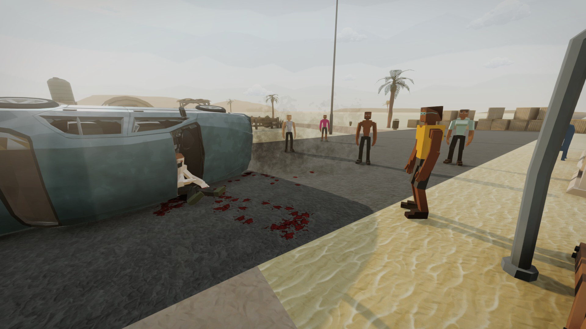 Некстбот в GoreBox: PNG-монстр преследует игрока